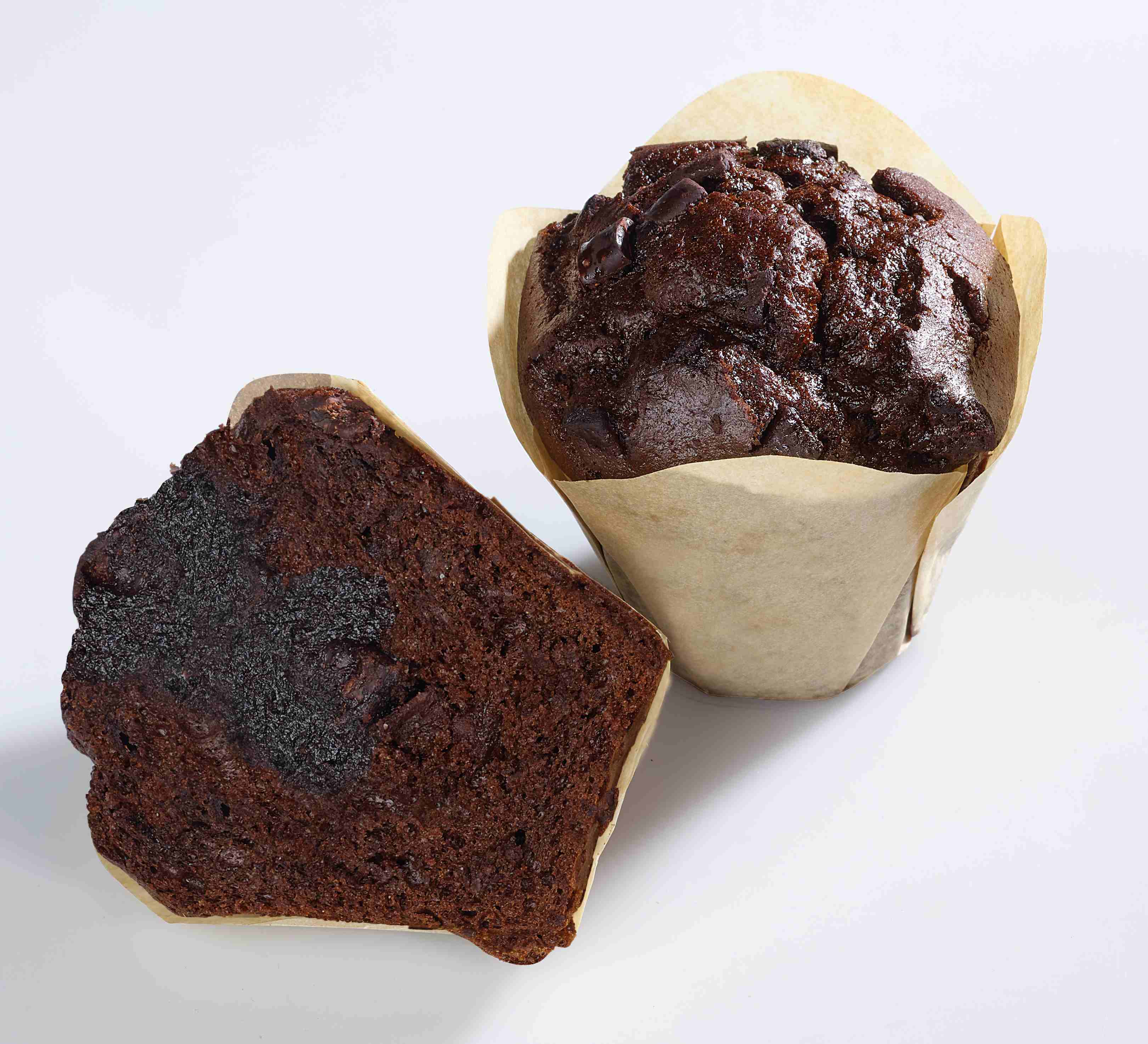 Double Choc Crunch filled Muffin